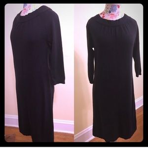 Lands End Pure Wool Sweater Dress